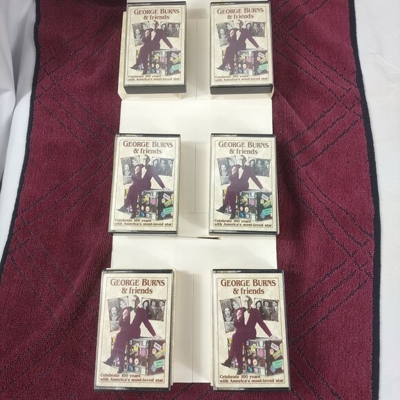 George Burns & Friends Celebrate 100 Years 6 Cassette Tape Set Used - Picture 5 of 7